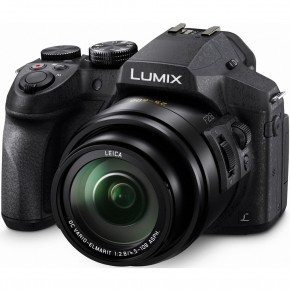 Panasonic Lumix DMC-FZ330 Digital Bridge Camera, 32GB Card & Case - Black